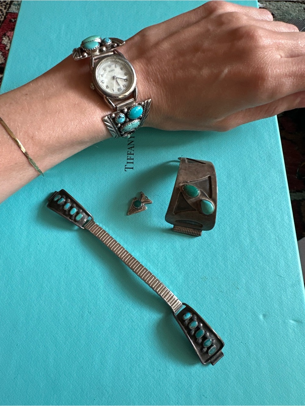 Vintage Old Native American Watch / Misc Lot